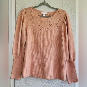 Liz Claiborne Light Pink Knit Sweater- Size PXXL (NWT)